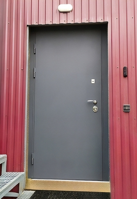 Уличная металлическая дверь